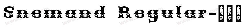 Snemand Regular字体转换 Snemand Regular字体转换
